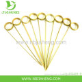 Disposable Flat Natural Bamboo Skewer For Bbq 